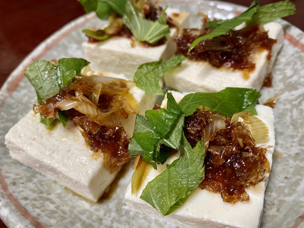 オイシックスさっぱり豆腐のねぎかつお醤油　　